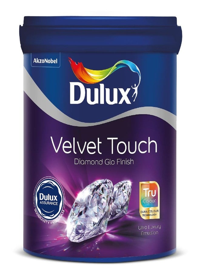 ديولكس دهان دولوكس دايموند جلو سوبر بريميوم الداخلي للجدران مع ضمان لمدة 6 سنوات | دهان قابل للغسل ومتين | ألوان غنية، كثيفة، وناعمة (1 لتر، أبيض) - Image 4